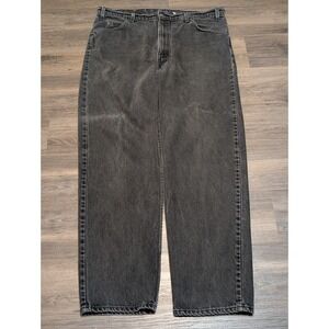 Vintage White Tag Levi's 40x32 Black Denim Jeans Men's ‎ Fit Straight Leg